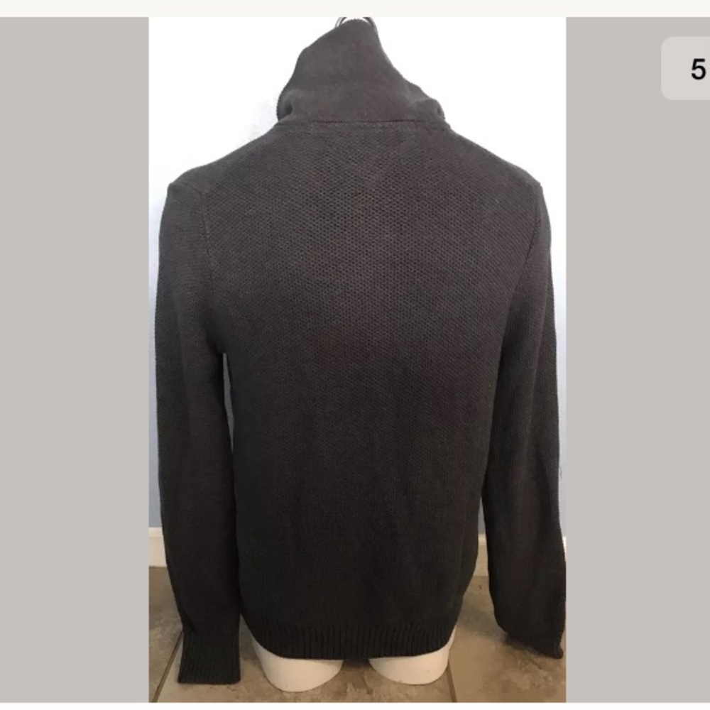 🔥Sold! Hilfiger Mens Collar Knit Sweater Pullover - Picture 5 of 7